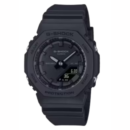 Casio G-Shock GMA-P2100BB-1A Black Resin Analog Digital Women Watch
